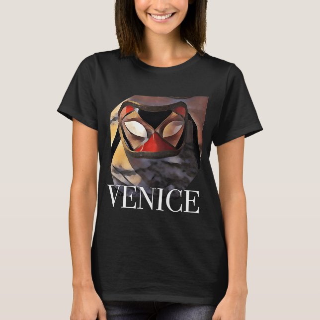 Camiseta Máscara veneciana Venecia - Festividad para niños (Anverso)