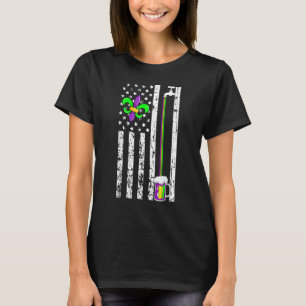 Camiseta Mascarada del desfile de carnaval de la bandera es