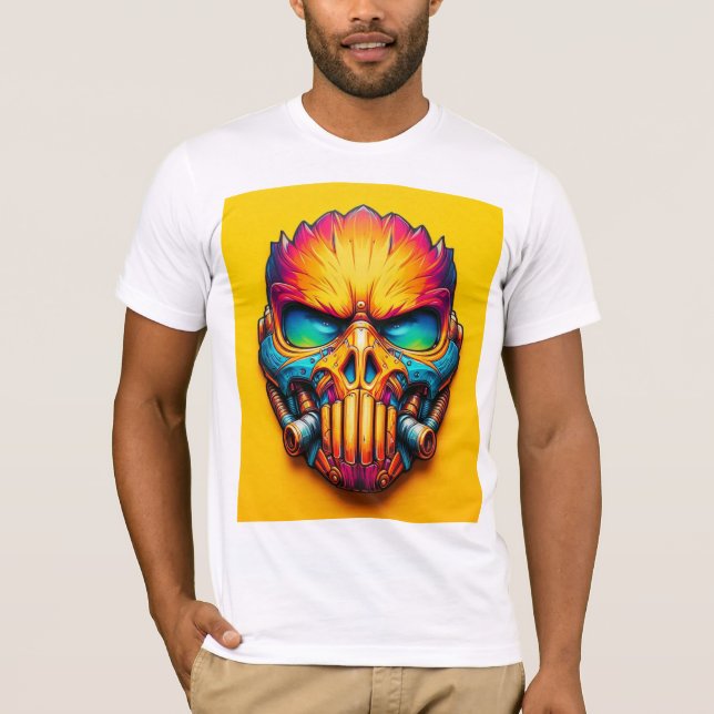 Camiseta Máscaras cibernéticas (Anverso)
