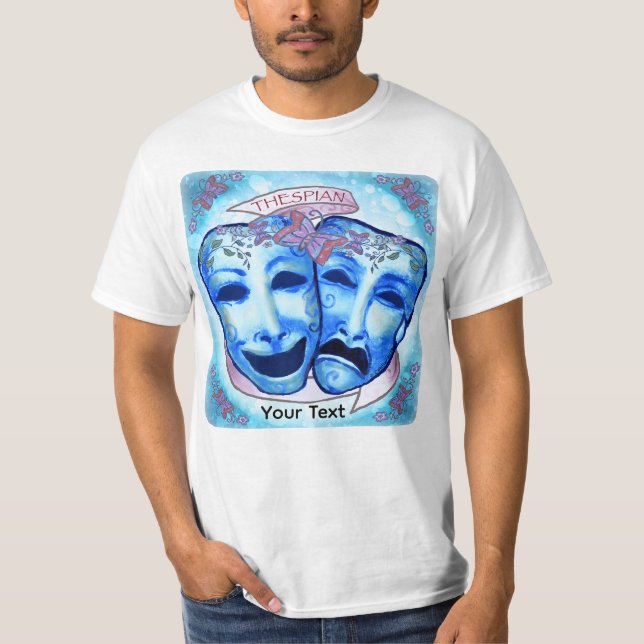 Camiseta Máscaras de actor Aqua (Anverso)