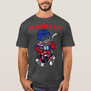 Camiseta Máscaras de jugador de hockey sobre hielo