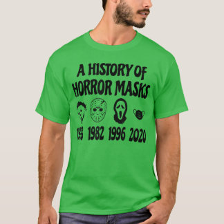 Camiseta Máscaras de terror Historia amigos