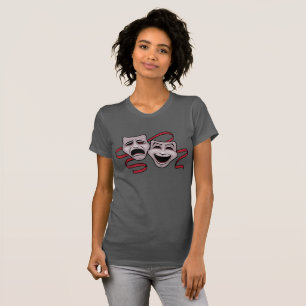 Camiseta Máscaras del teatro de la comedia y de la tragedi