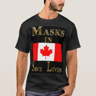 CAMISETA MÁSCARAS EN CANADÁ SALVAN VIDAS