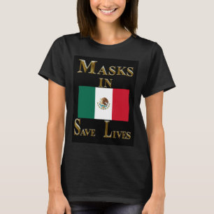 CAMISETA MÁSCARAS EN MÉXICO SALVAN VIDAS