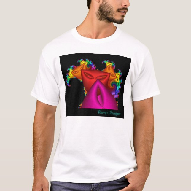 Camiseta Máscaras por fractales (Anverso)