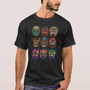Camiseta Máscaras Retro Lucha Vieja Libre