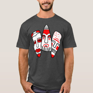 Camiseta Máscaras tradicionales étnicas