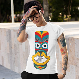 Camiseta Máscaras tribales étnicas