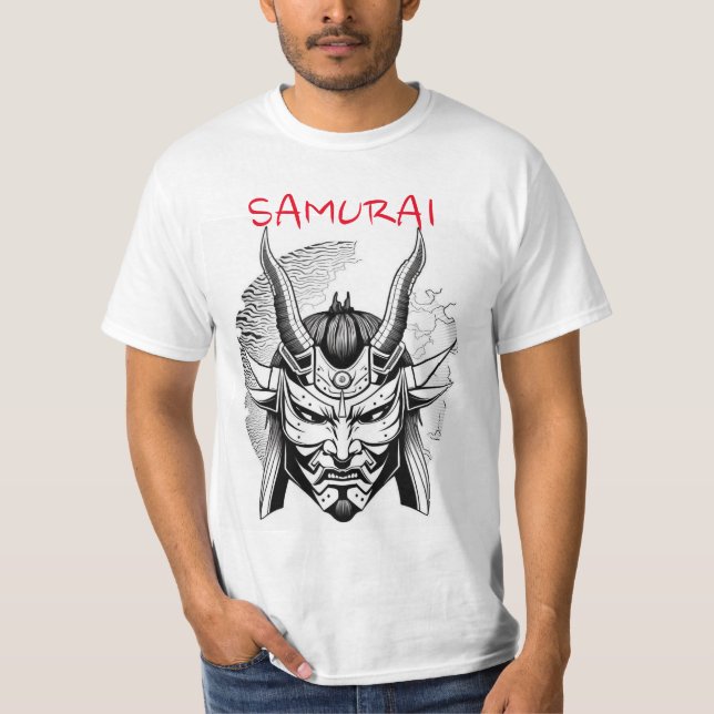 Camiseta Mascarillas de Samurai Color T's (Anverso)
