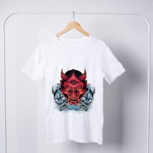 Camiseta Mascarillas Hannya del Demon japonés