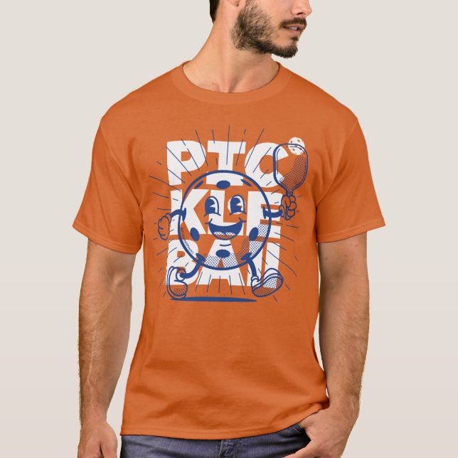 Camiseta MASCOT DE PICKLEBALL por PickleballPlayerz (Anverso)