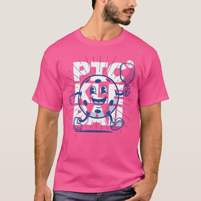 Camiseta MASCOT DE PICKLEBALL por PickleballPlayerz (Anverso)