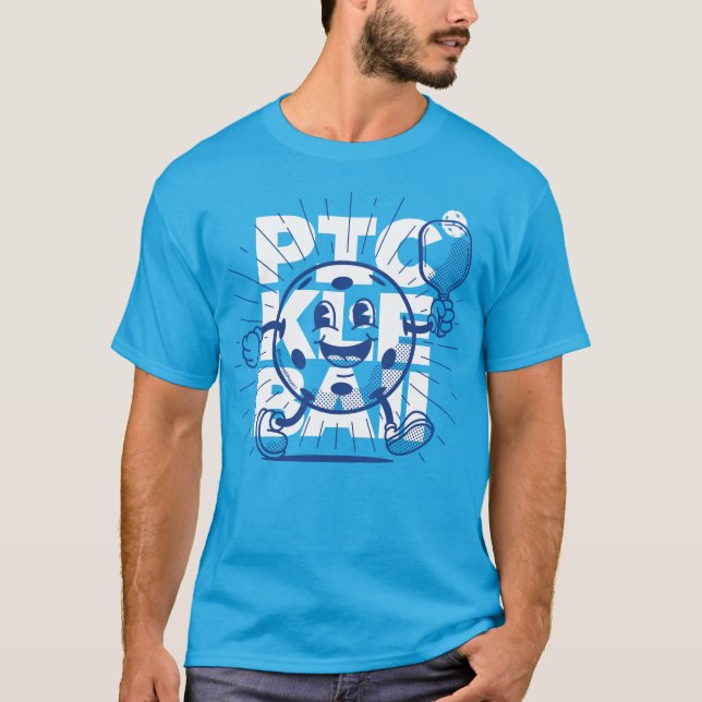 Camiseta MASCOT DE PICKLEBALL por PickleballPlayerz (Anverso)