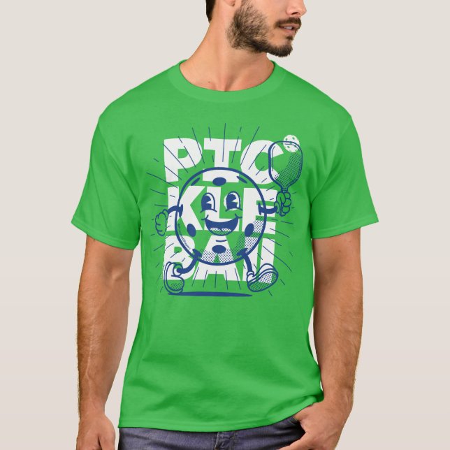 Camiseta MASCOT DE PICKLEBALL por PickleballPlayerz (Anverso)