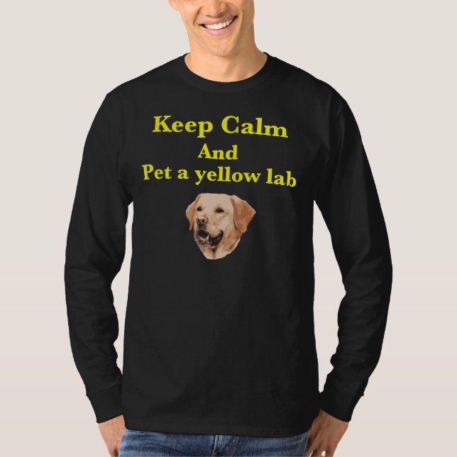 Camiseta Mascota A Yellow Lab 2 (Anverso)