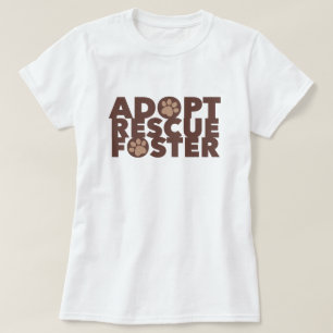 Camiseta Mascota Adoptar el Refugio de Rescate
