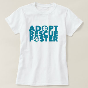 Camiseta Mascota Adoptar el Refugio de Rescate