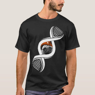 Camiseta Mascota amante de la pulga de ADN Pug perro regalo