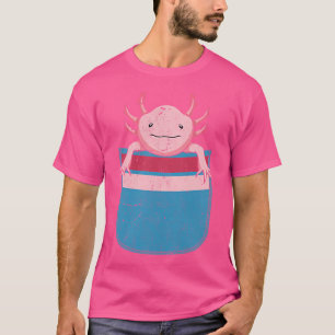 Camiseta Mascota anfibio mexicano Cute Pocket Salamander Ax