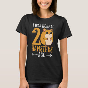 Camiseta Mascota animal hámster Jaulas bonitas Bola Rueda C