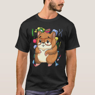 Camiseta Mascota Animal Niños Roedor Lindo Hámster Estudian