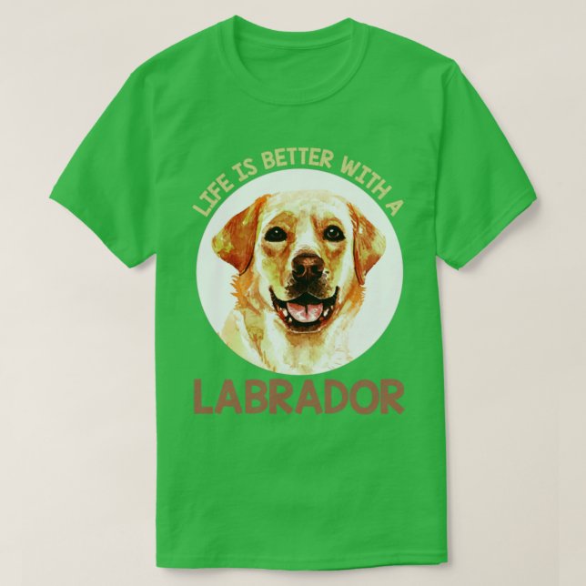 Camiseta Mascota Animales Perro Lover Regalo Labrador (Diseño del anverso)