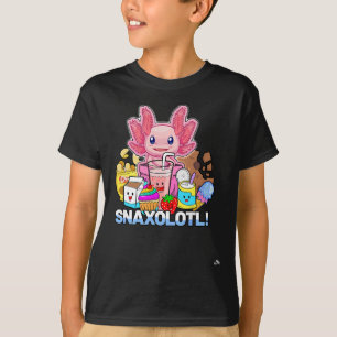 Camiseta Mascota Axolotl - Snaxolotl - Aperitivos Cutos, Ka