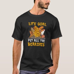 Camiseta Mascota Beart Dragon Lizard Reptile Life Goal