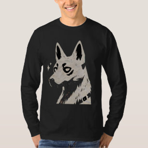 Camiseta Mascota belga del Pastor Silhouette Malinois D