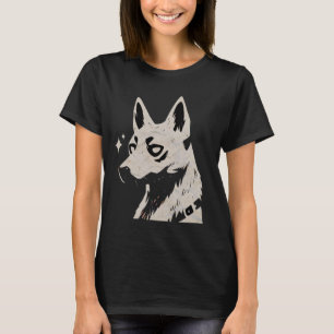 Camiseta Mascota belga del Pastor Silhouette Malinois D