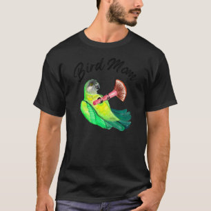 Camiseta Mascota Bird Mom Senegal Parrot Watercolor