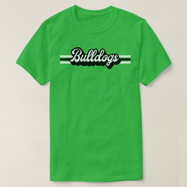 Camiseta Mascota Bulldog retro Unisex Bulldog espiritual es (Diseño del anverso)