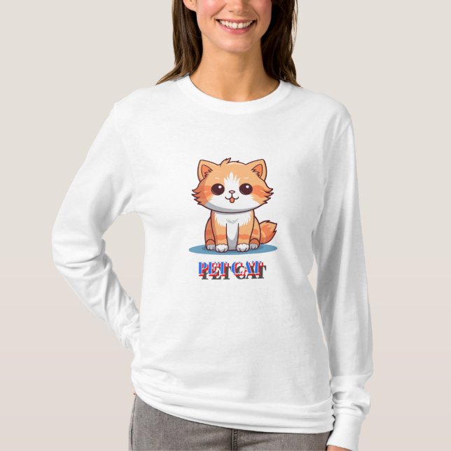 Camiseta Mascota Cat (Anverso)