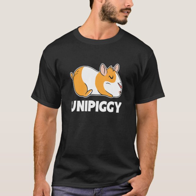 Camiseta Mascota Cavy Animal, propietario de cerdo de Guine (Anverso)