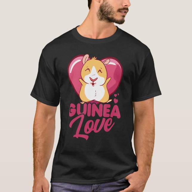 Camiseta Mascota Cavy Animal, propietario de cerdo de una g (Anverso)