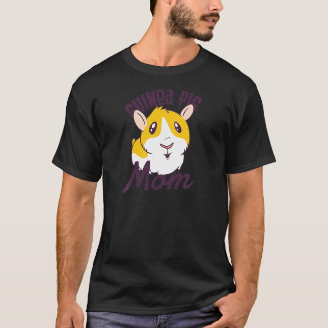 Camiseta Mascota criminal curte a mamá de cerdo de Guinea (Anverso)