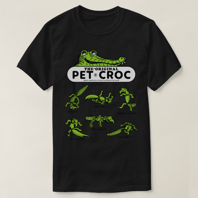 Camiseta Mascota Croc Walking Foam Toy Light (Diseño del anverso)
