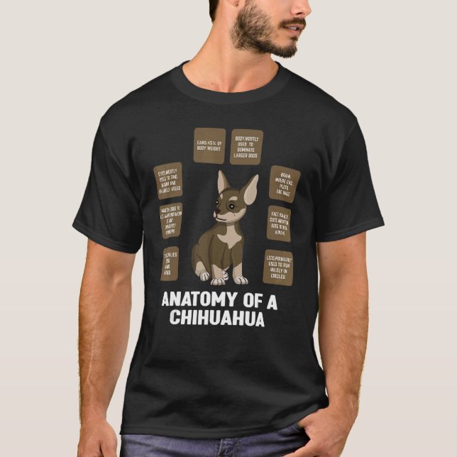 Camiseta Mascota Cute Definición De Perro Anatomía Animal D (Anverso)