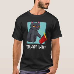 Camiseta Mascota de amor para gato negro propietario de der