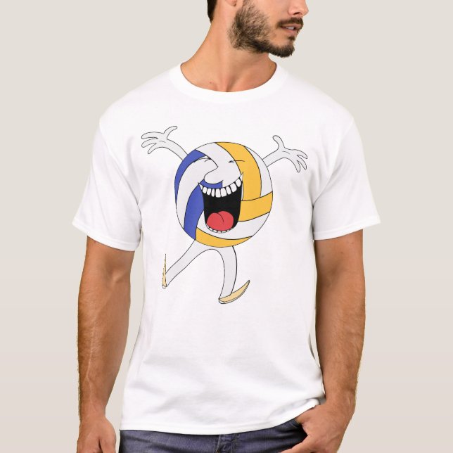 Camiseta Mascota de Animación de Voleibol (Anverso)