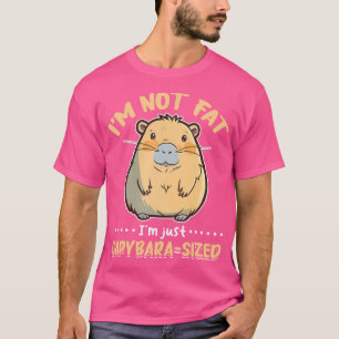 Camiseta Mascota De Animales Capibara No Soy Grasa Solo Cap