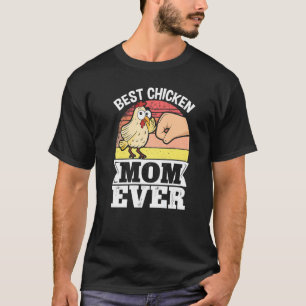 Camiseta Mascota de animales granjeros Mejor Pollo Mamá Jam