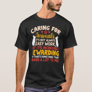 Camiseta Mascota de animales Groomers Mascota Sitter Veteri