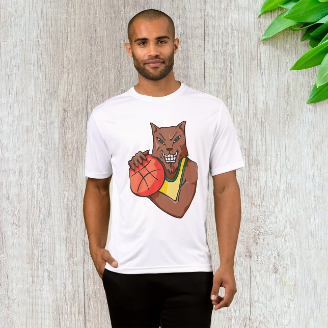 Camiseta Mascota de baloncesto Fierce Wildcat (Subido por el creador)