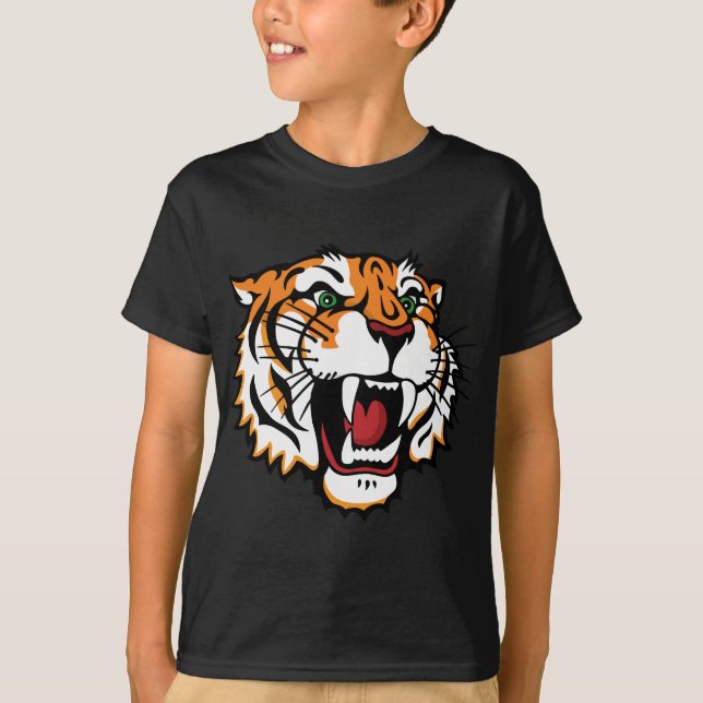 Camiseta Mascota de Bengala (color) (Anverso)