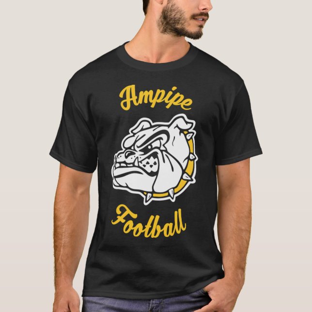 Camiseta Mascota de Bulldoges de la escuela secundaria Ampi (Anverso)