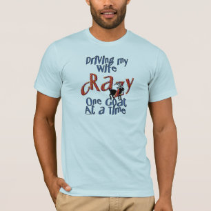 Camiseta Mascota de cabra granja animal loca esposa cabra p