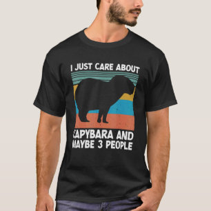 Camiseta Mascota de capy de roedor de animales acuáticos de