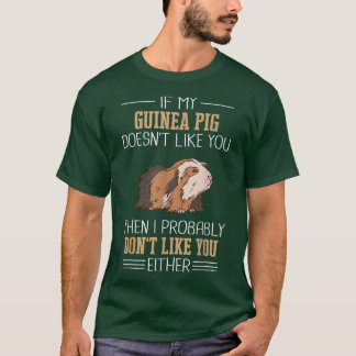 Camiseta Mascota de Cerdo de Guinea Peruano Sheba 499